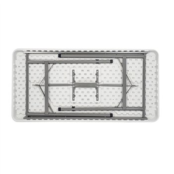 Skladací cateringový stôl HOTELUM, 122 cm, biely