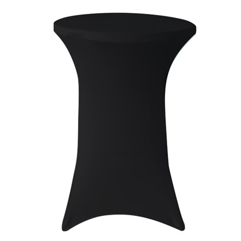 Elastický poťah HOTELUM na koktailové stoly Ø80 - 85 cm, čierny, 160 g/m2