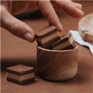 Čokoládová pralinka Cremino s lieskovými orieškami