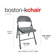 Skladacia stolička Boston K-chair