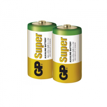 Alkalická batéria GP Super LR14 (C), blister