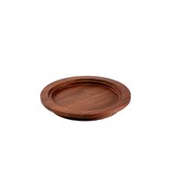Talíř dřevo pr.23,1 cm, v3cm,ořech