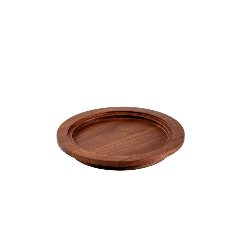 Talíř dřevo pr.23,1 cm, v3cm,ořech
