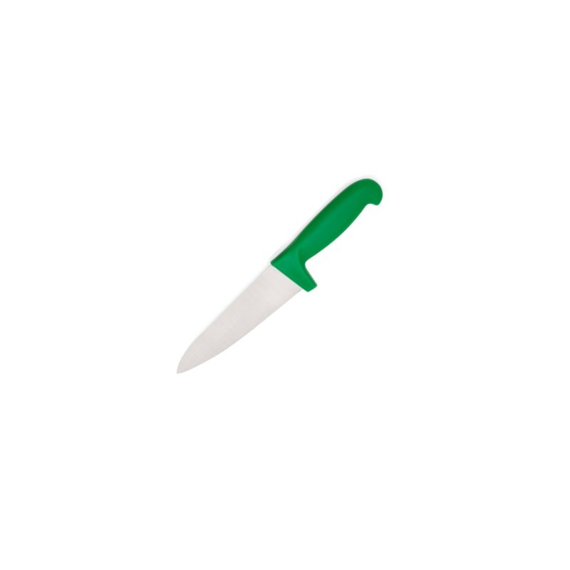 Nůž kuchařský, čepel 25 cm zelený