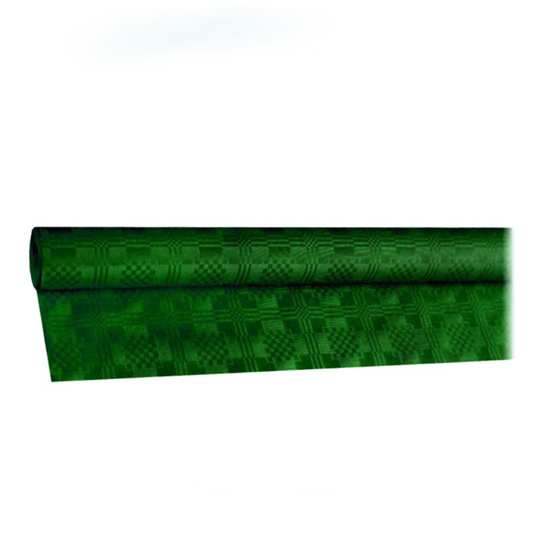 Papírový ubrus rolovaný 8x1,2m tmavě zelený